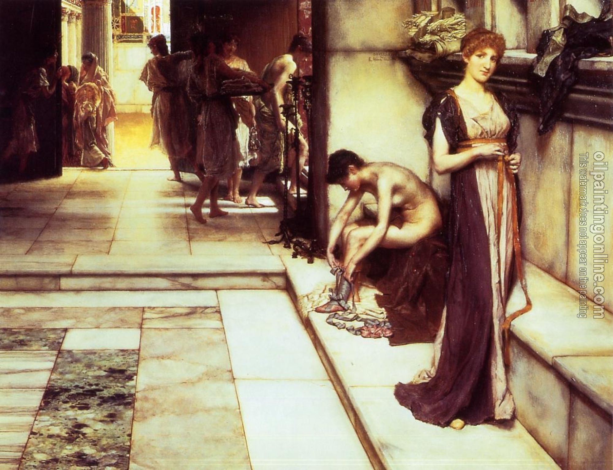 Alma-Tadema, Sir Lawrence - The Apodyterium